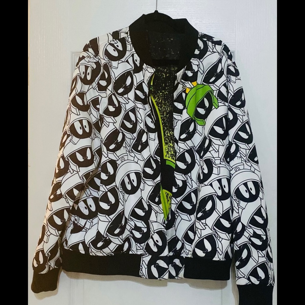 COPY - Marvin the Martian Reversible Bomber Jacket